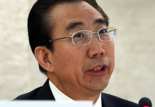 Mr Wu Hailong Of Chinese Foreign Ministry Spinning Lies To Gain China's Membership Of UNHRC