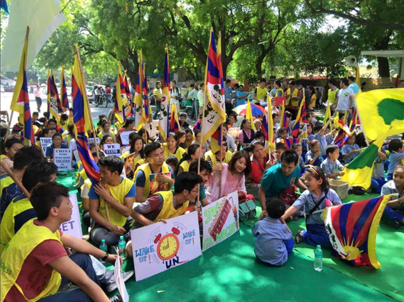 Tibetans gather in Delhi to sow solidarity with the hunger-strikers