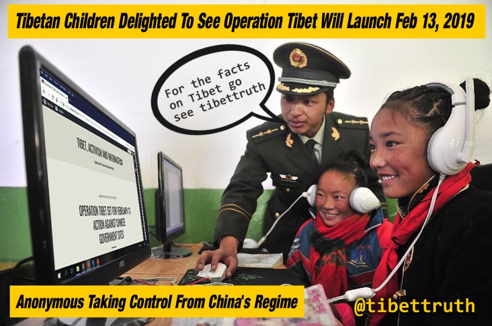 Tibet Supported By Anonymous Activists