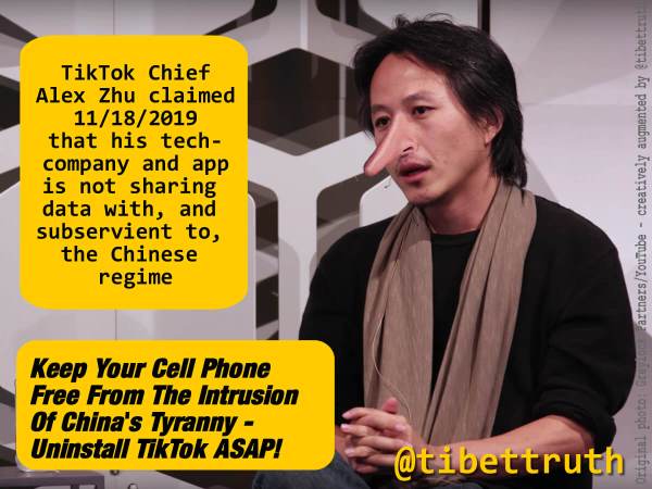 TikTok Chief Claiming Company Is Free From Chinese Regime Control Is Like Dracula Insisting He Doesn't Bite!