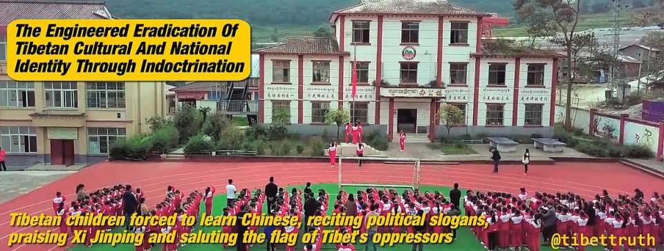 Tibetan Children Indoctrinated To Destroy Tibet's Cultural And National Identity