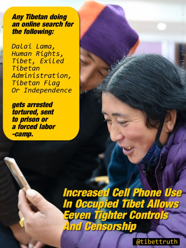 Tibet's Phone Users Under 24/7 Surveillance