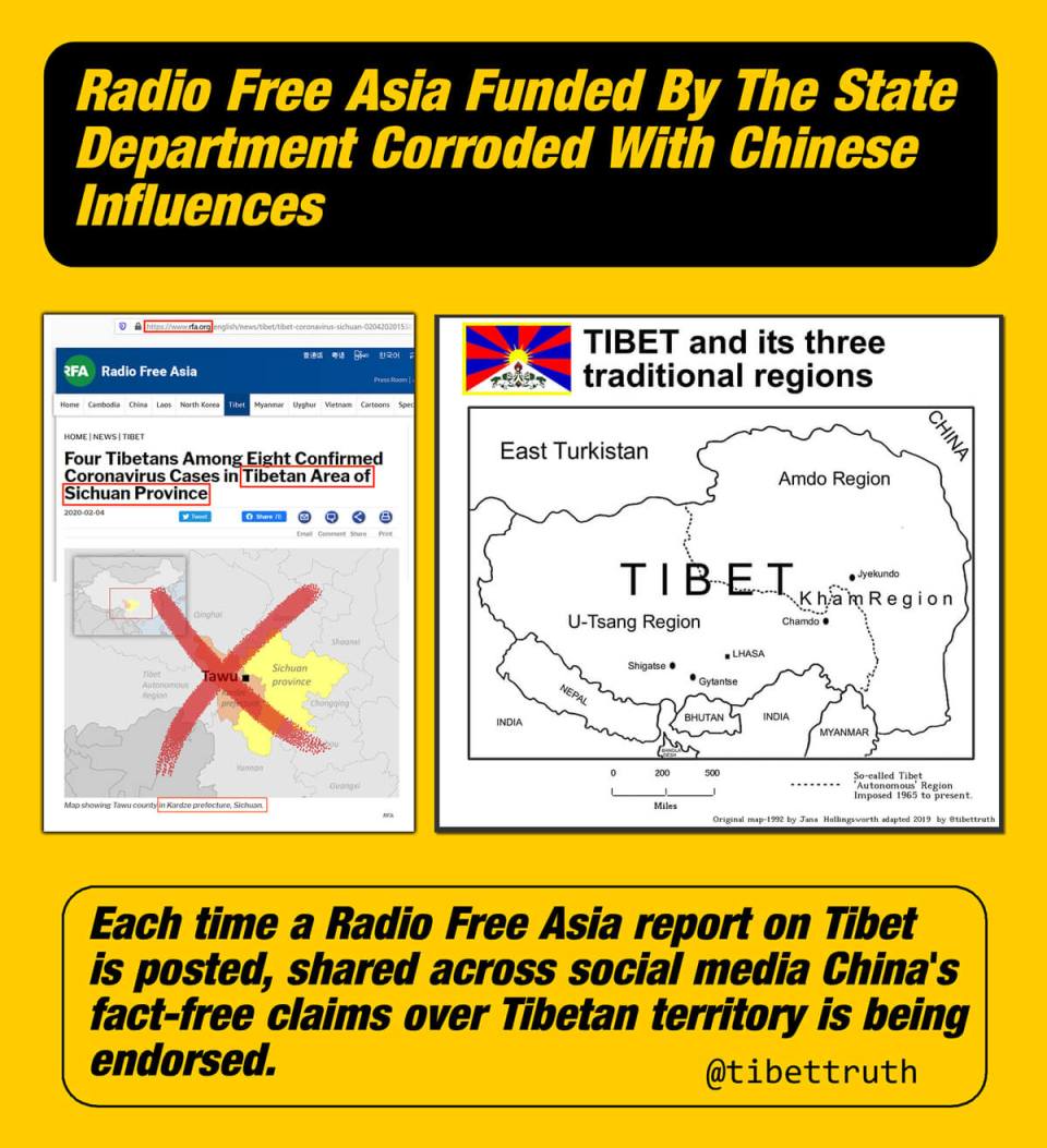 Radio Free Asia's Tibetan Service Endorsing Chinese Claims On Tibet